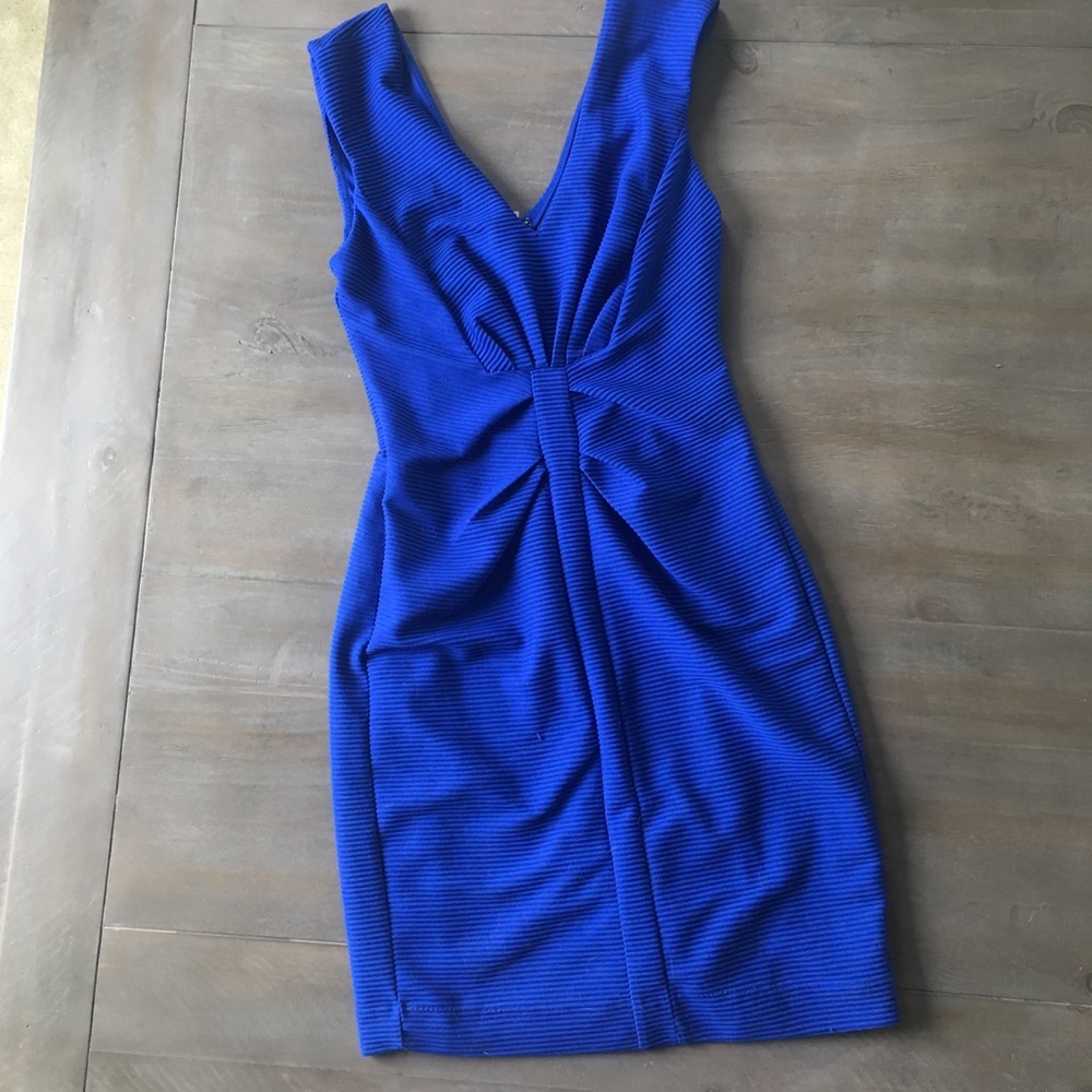 Electric blue Express dress